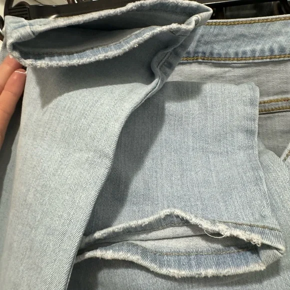 distressed blue jeans - Picture 2 of 8